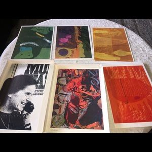 1968 Sister Corita modern art posters and prints  In Ex Cond. Set of 12 prints